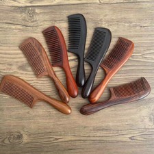 Precious Wood Craft Traditional Art Splicing Massage Comb Health Hair Therapy