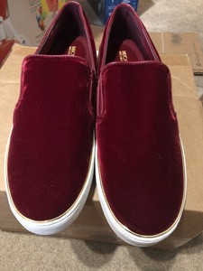michael kors burgundy sneakers