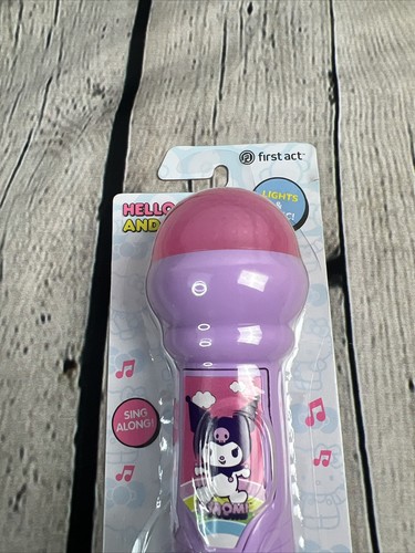 Brand New First Act Hello Kitty Kuromi Sing Along Lights & Music Microphone - Picture 7 of 8
