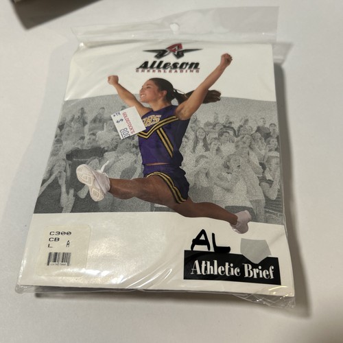 New Alleson Baby Blue Adult Large Cheerleading Athletic Brief eBay