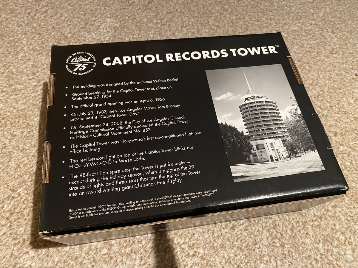 Limited Edition Lego Certified Professional Capitol Records Tower