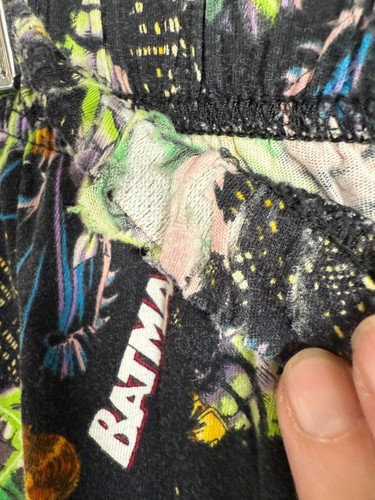 DC Comic Mens Pajama Pants Batman and Green Lantern Missing Size Tag - Picture 8 of 8