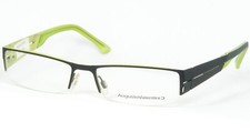 AUGUSTO VALENTINI 70266 3266 GRAPHITE CHARCOAL / LIME EYEGLASSES 53-16-140 Italy