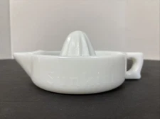 Vintage Sunkist Milk Glass Juicer Reamer Pat #68764 Made in USA