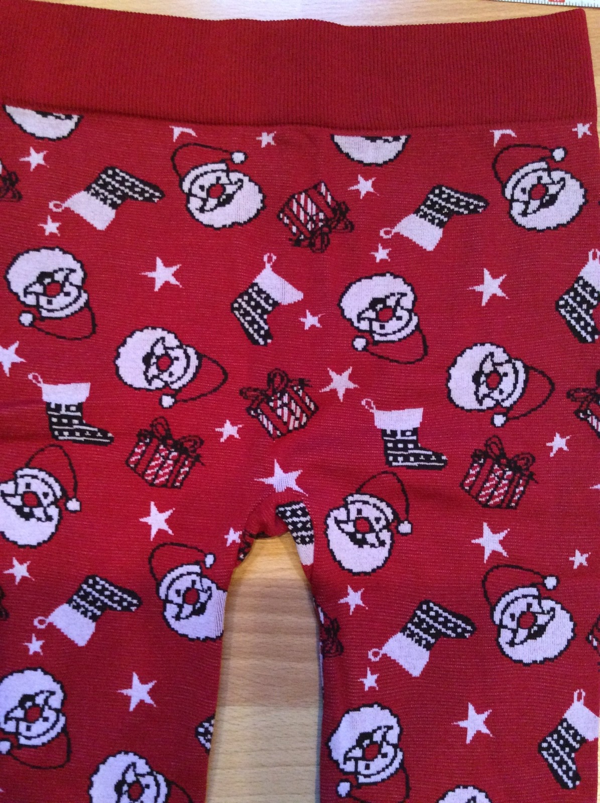 ALTRA Leggings donna Jr design Babbo Natale taglia L 11 13 maglia foderati in pile leggings