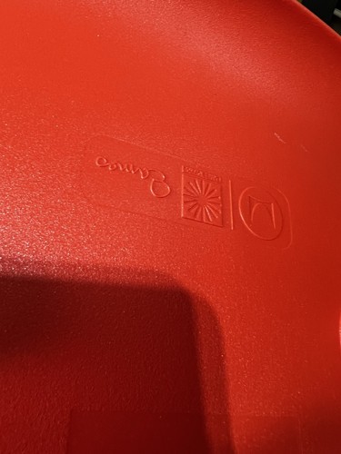 Herman Miller Charles Eames Side Shell Chair (s) Red Orange X6 - Picture 2 of 2