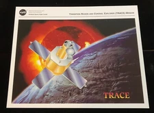 TRACE TRANSITION REGION & CORONAL EXPLORER NASA SPECIAL INTEREST COLOR LITHO