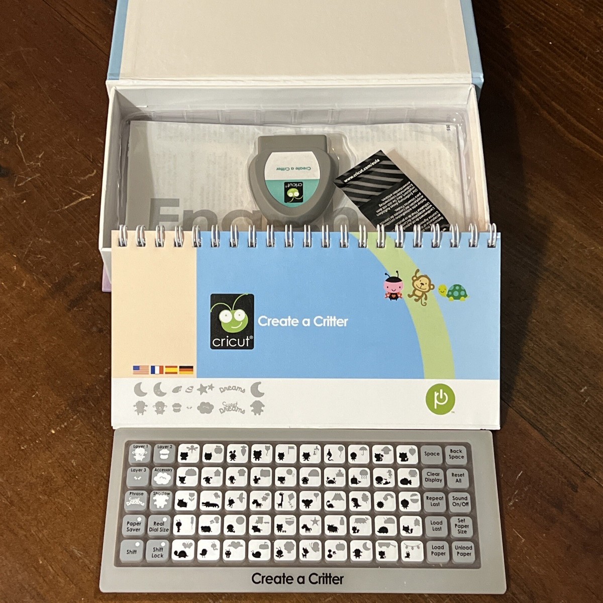 Cricut Create a Critter Cartridge COMPLETE BOX SET | eBay