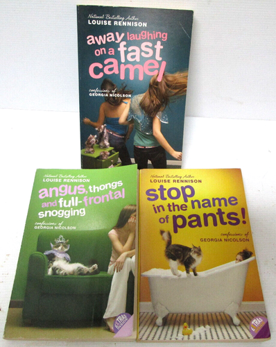 Confessions of Georgia Nicolson by Louise Rennison..Nos. 1,5,9..Harper 2000s.