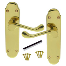 Modern Brass Internal Door Handles by Epsom – Latch Handles
