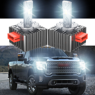 2PCS D5S D5R LED Headlight Bulbs Conversion Kit High Low Beam 6000K 160W 38000LM