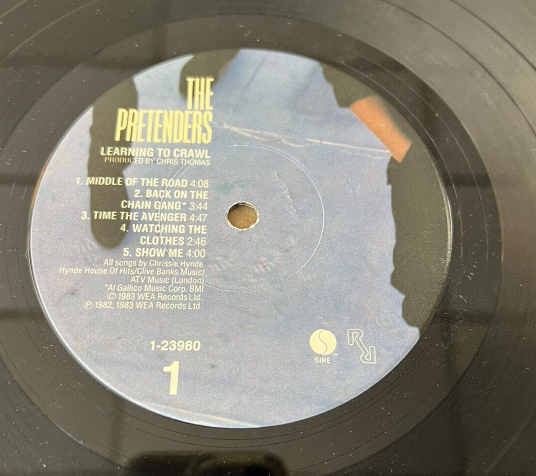 THE PRETENDERS LEARNING TO CRAWL 33 RPM. LP. 1-23980 | eBay