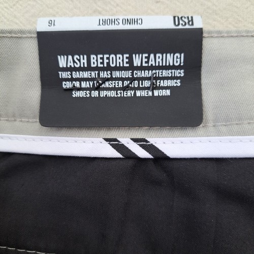 RSQ Chino Jean Young Mens Cotton shorts Gray Size 16 | 27x17 NWT - Picture 14 of 17