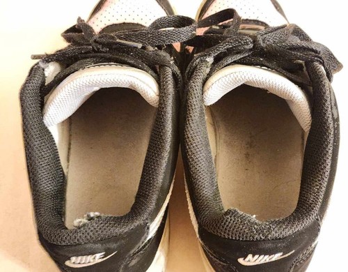 Nike Damenschuhe 6 schwarz/pink niedrig Wildleder/Leder 318981-601, Kinder 4,5 Jahre entspricht - Bild 3 von 11