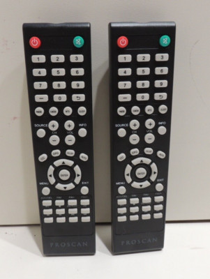 Lot of 2 BRAND NEW Proscan Remote Controls ZSJ-4306 ZSJ-5105 Smart LCD LED HDTV