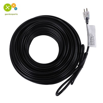 140 Feet Self-Regulating Pipe Heating Cable Roof De-icing Heat Cable 8W/ft 120V