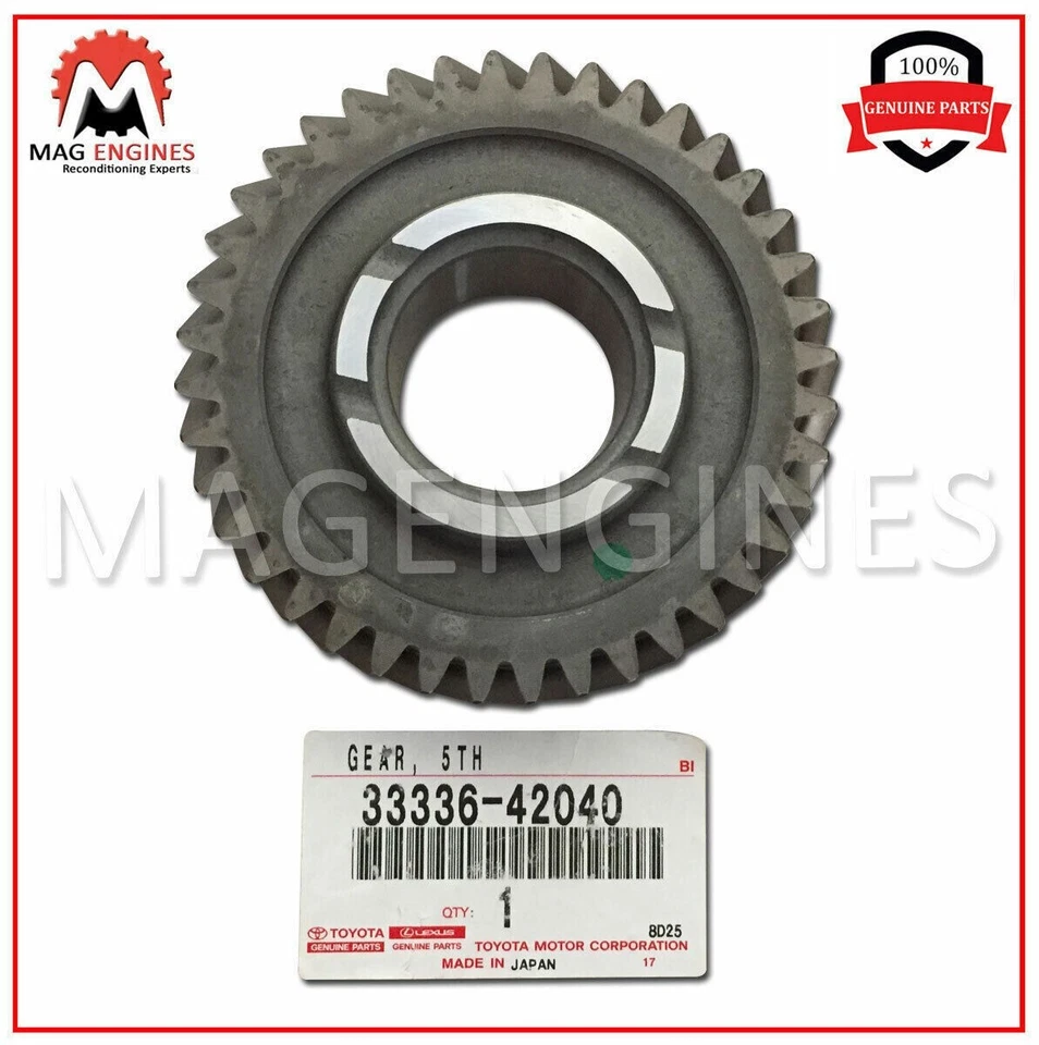 33336-42040 GENUINE OEM 5TH GEAR REPAIR KIT 40 TEETH 3Pc - RAV4 AVENSIS SCION TC - Image 3 of 4