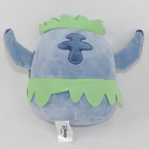 Squishmallows 7" Disney Stitch Hawaiian Hula Grass Skirt Plush Kellytoy New - Picture 4 of 6