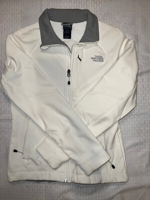 EUC The North Face Women's Apex Bionic Softshell Jacket White Size S Windwall