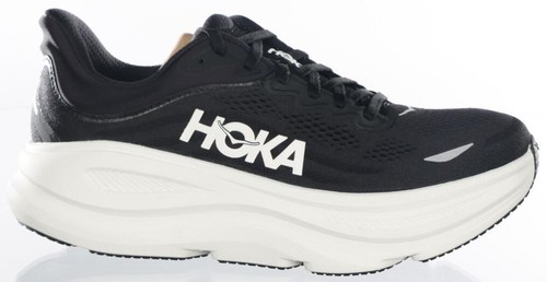 Men's HOKA One One Bondi 9 Road-Running Shoes Black/Black 🔥SALE