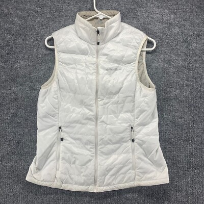 Eddie Bauer First Ascent Vest Womens Medium Puffer Full Zip Mock