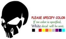 HUMAN SKULL Adhesive Vinyl Decal Sticker Car Truck Window Bumper Various Sizes