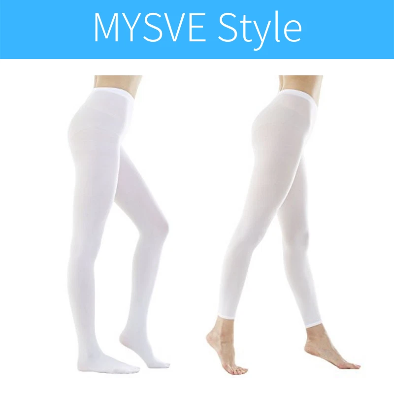 White opaque cheap stockings
