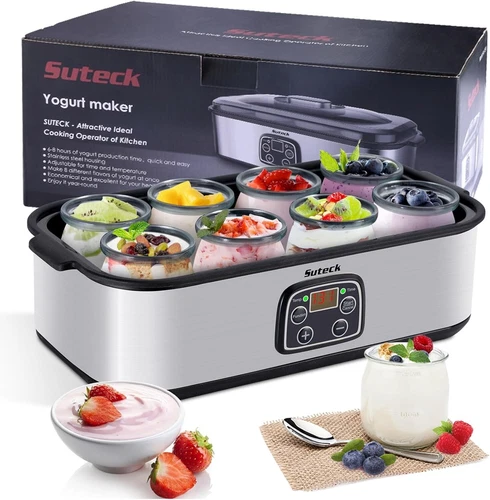 Ultimate Probiotic Yogurt Maker with Adjustable Temperature & Time Control USA