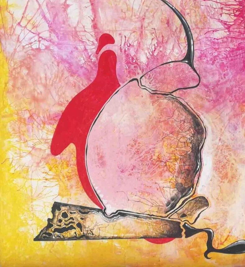 arte pintura abstracta moderna contemporánea figurativa surrealismo decoración impresión fluo Foto 3 de 4