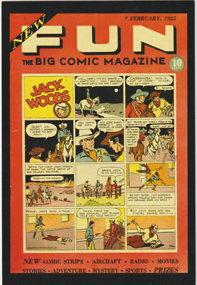   NEW FUN: THE BIG COMIC MAGAZINE, DC Comics COMIC-POSTKARTE NEU*Western