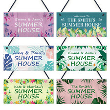 Personalised Summer House Signs For Garden She Shed Gifts For Her Home Decor