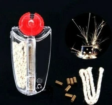 10SET Replacement Flint Stone Cotton Wick Lighter Accessories ForLighter Camping