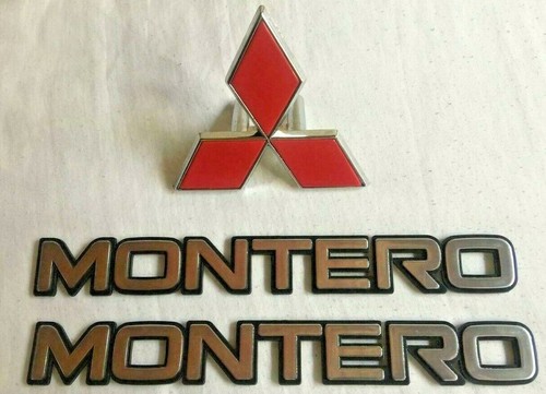 Fits MITSUBISHI MONTERO 1982 to 1990 EMBLEMS Badge Logo Emblemas  - Bild 1 von 8