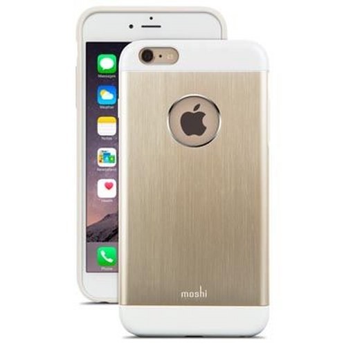 Coque Moshi iGlaze Armour or pour iPhone 6 et 6s avec protection fine