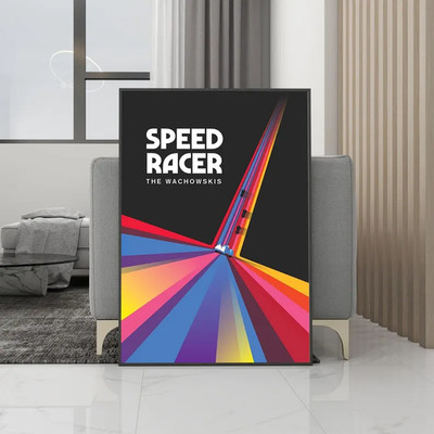 Speed Racer The Wachowskis Minimalist Racing Movie Art Poster