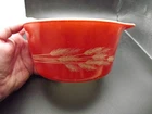 Vintage Pyrex Autumn Harvest Wheat Casserole Bowl 473-B , no  Lid Collectible