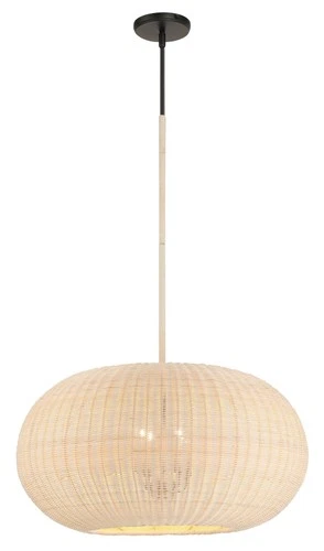 Minka Lavery 3546 Modjeska 4 Light 24"W Multi Light Pendant - Coal - Picture 5 of 9