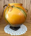 ANTIQUE 745 ROSEVILLE Brown PINECONE ART POTTERY TREE BRANCH POT PLANTER *Z018