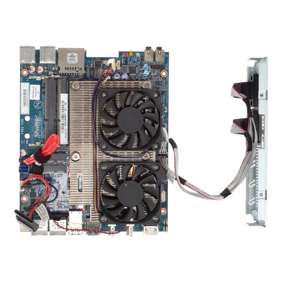 SHUTTLE FS81 V30 LGA1150 DDR3 DS81 SERIE + COOLER + CAVO - Immagine 3 di 3