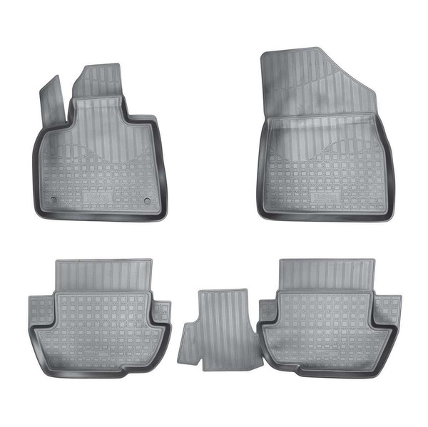 3D Gummi FußMatten FüR Citroen DS5 | 2011-2018 | Passgenau Mit Rand-image