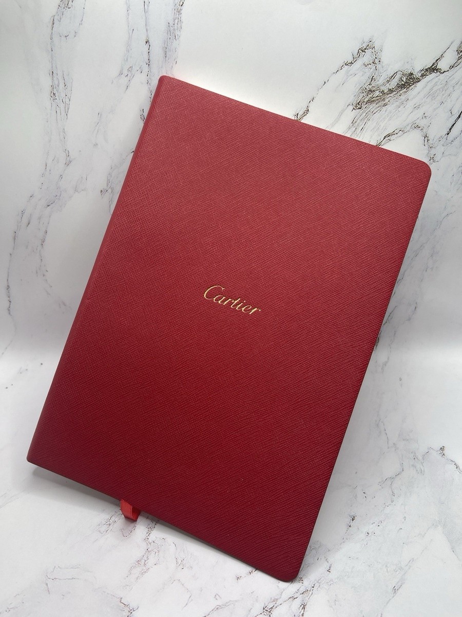 Cartier カルティエ　ノート Cartier Classic Red Diary Notebook | eBay