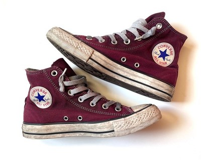 Converse Chucks Red Smoke Limited Sneakers Italy Turnschuhe Schuhe Used-Look LTD