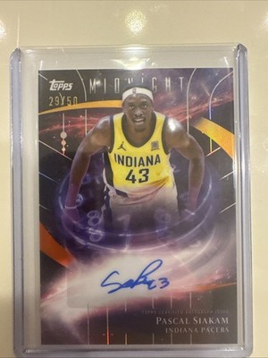 2025-26 Topps Midnight - Stroke of Midnight Autographs Pascal 
