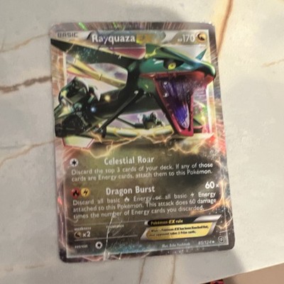 Pokémon Rayquaza EX Foil Basic Card 85/124 Celestial Roar Dragon