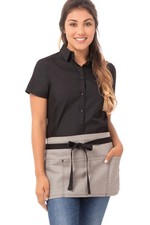 Chef Works Unisex Portland Waitress Apron Black