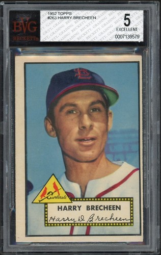Harry Brecheen #263 1952 Topps card