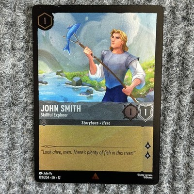 Disney Lorcana Wilds Unknown John Smith 192/204 Rare Foil