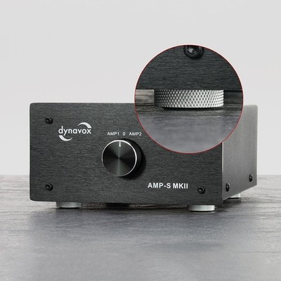 Dynavox High-End Midi-Gerätefüße silber, Aluminium mit Gummidämpfern, 4er-Set