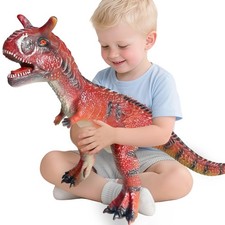 YONGJULE Big Carnotaurus 28 inch, Dinosaur Toys for Kids 3-5, Large Inflatabl...