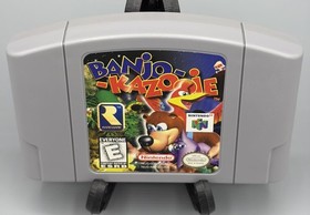 Banjo-Kazooie (Nintendo 64 N64, 1998) Authentic💯Tested & Works✅ Mint💎